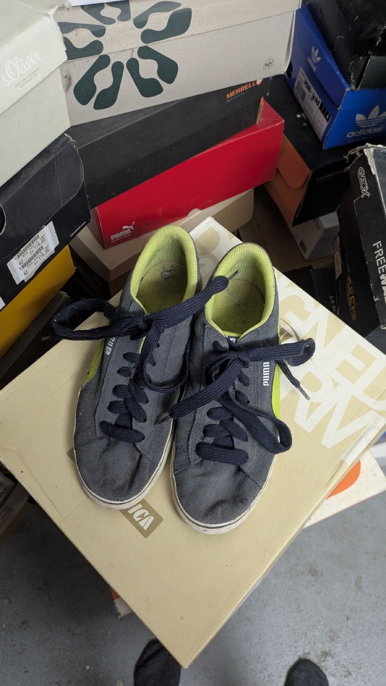 Puma Scarpe da uomo: PUMA Schuhe blau grün – Usato da Morgarten venduto da rra_jvw7 1