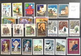 1986  Liechtenstein Jahresausgabe Postfrisch **