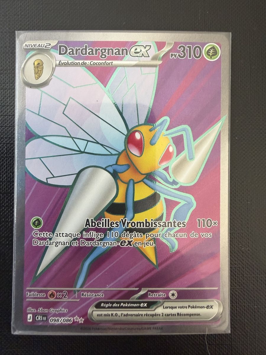 Pokémon Carte collezionabili: Dardargnan ex #098 CRI FR – Nuovo (secondo la descrizione) da Savigny venduto da Matgab94