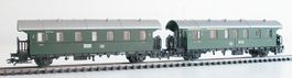 Märklin 2 Personenwagen (Donnerbüchsen) Hmb / ABiw der DB H0