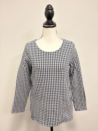 Street One Shirt Hahnentrittmuster 38 schwarz weiss Bluse
