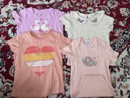 Sommer-T-Shirts für Mädchen:   Gr. 92/116