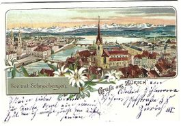 Gruss aus Zürich Litho