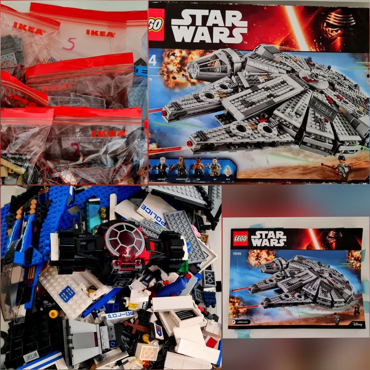 Lego Millennium Falcon Set + 3KG weitere Lego Teile Kaufen auf Ricardo