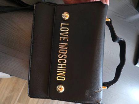 Schwarze LOVE MOSCHINO Umhängetasche