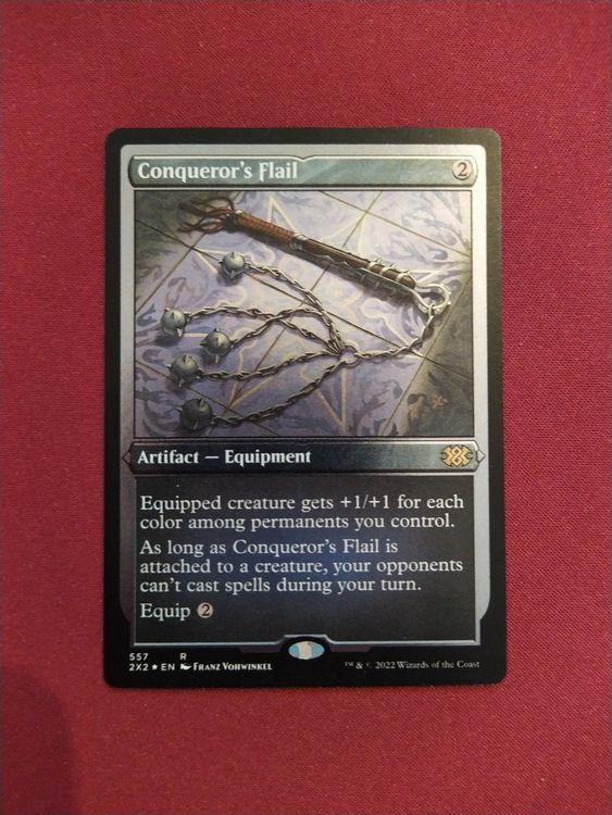 MTG Double Masters 2022 Conqueror's Flail Etched Foil Kaufen