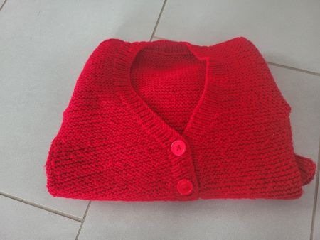 Wolle Jacke Pulli gr. 101 110 116 Hand Made