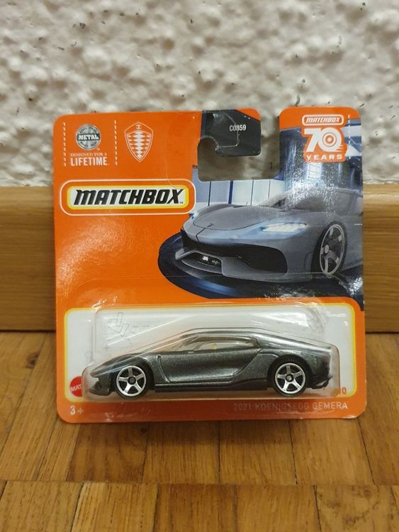 Voiture Miniature Matchbox - Koenigsegg Gemera 2021 - Échelle 1/64 - Série MBX Roadtrip 2024 - Neuf Sous Blister
