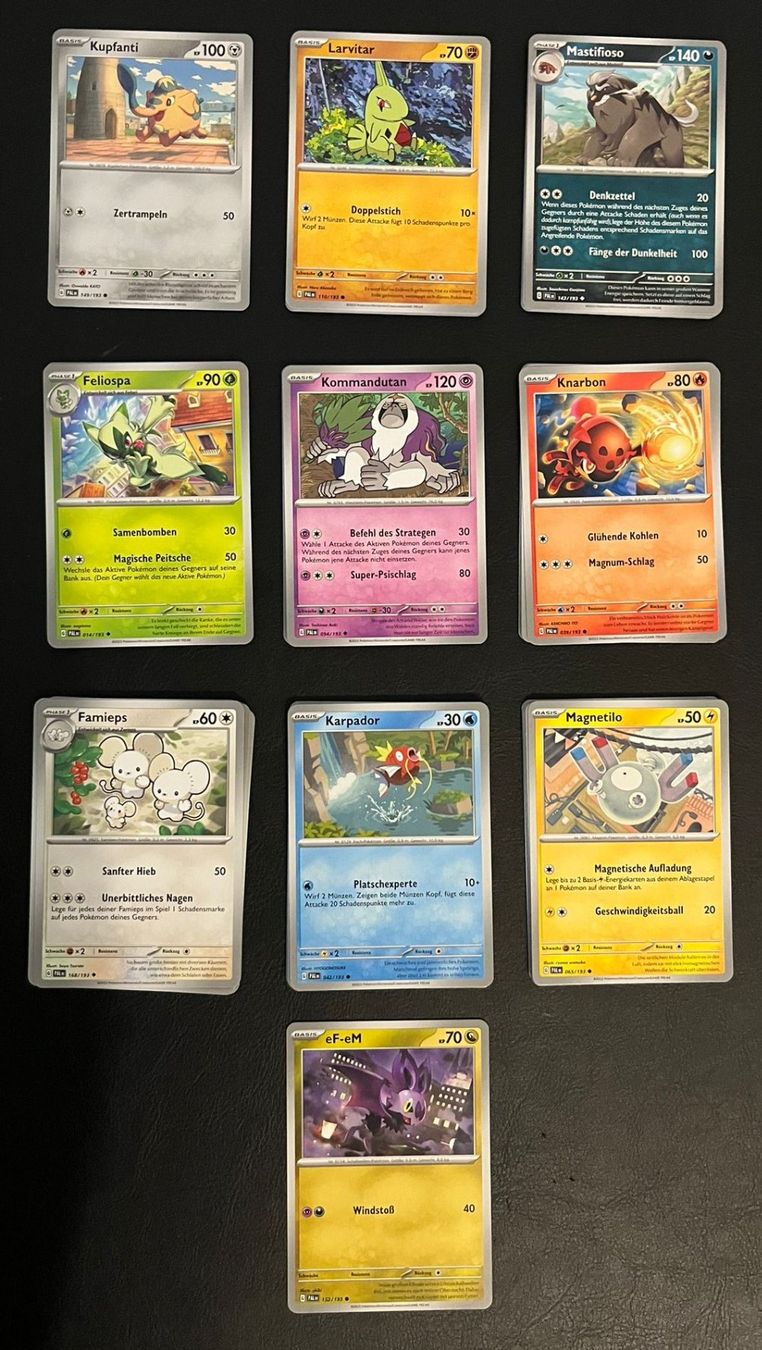 Pokémon Sammelbilder & Trading cards: Diverse Pokémon Karten (07) – Gebraucht aus Villmergen von Showoff17 1