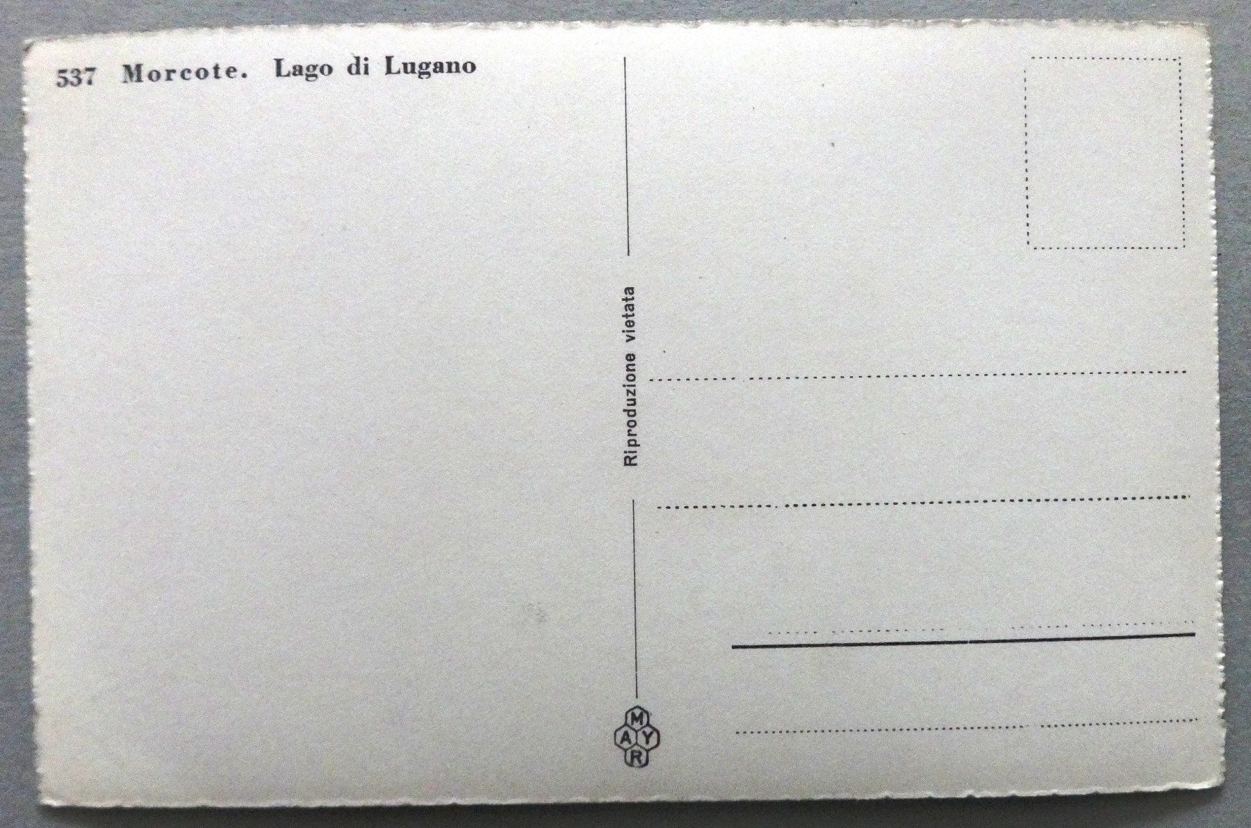 Cartoline postali: Morcote, Lago di Lugano – Usato da Fétigny venduto da Billy2miny 1