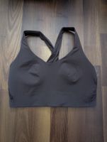 Oysho Light Touch Sport-BH Gr. L Dunkelbraun
