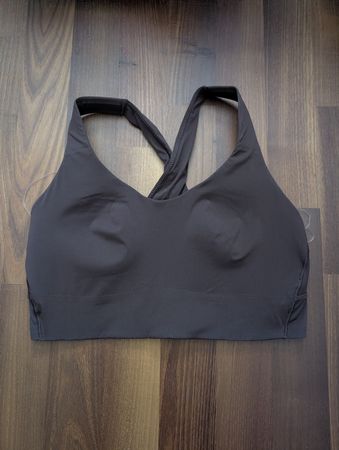 Oysho Light Touch Sport-BH Gr. L Dunkelbraun