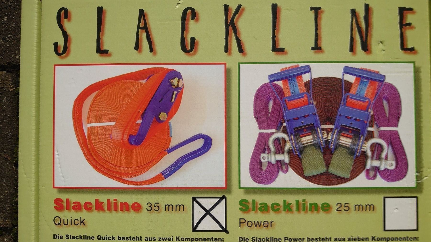Slackline: Slackline Quick Set 35mm NEU – Neu (gemäss Beschreibung) aus Schönenwerd von Rei6 1