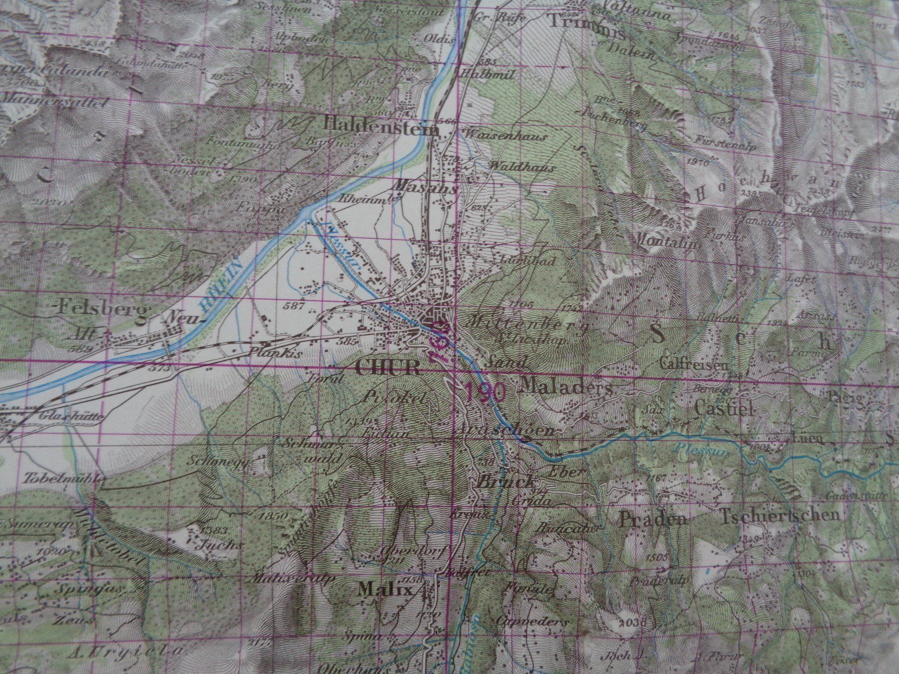 Cartine & Atlanti: Topographische Karte - Chur 1949 – Usato da Chur venduto da omonia 3