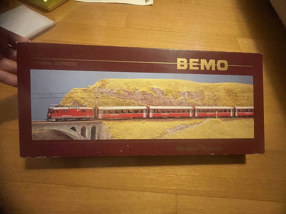 Bemo H0m - 7265 130 - Set de trenes (1) - Conjunto Engadiner con ABe 4