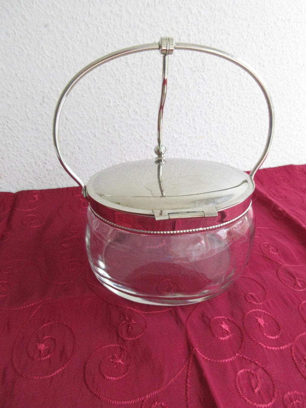 Altro in Decorazioni & Accessori: Dekorative Keksdose aus Glas mit Deckel, oval – Usato da Binningen venduto da Oldfashion 4