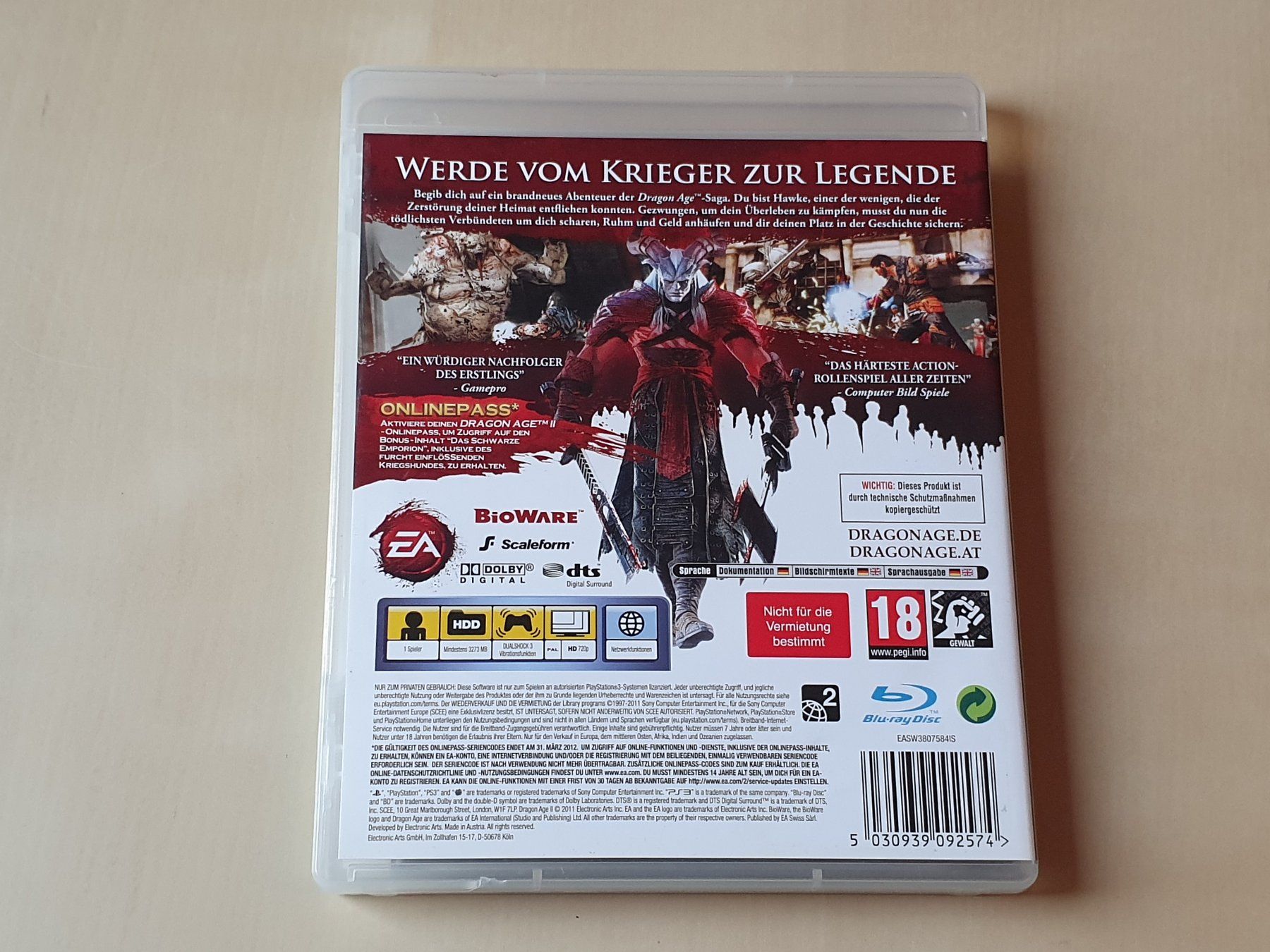 Sony Giochi: Dragon Age II – Usato da Stansstad venduto da collectorsshop 1