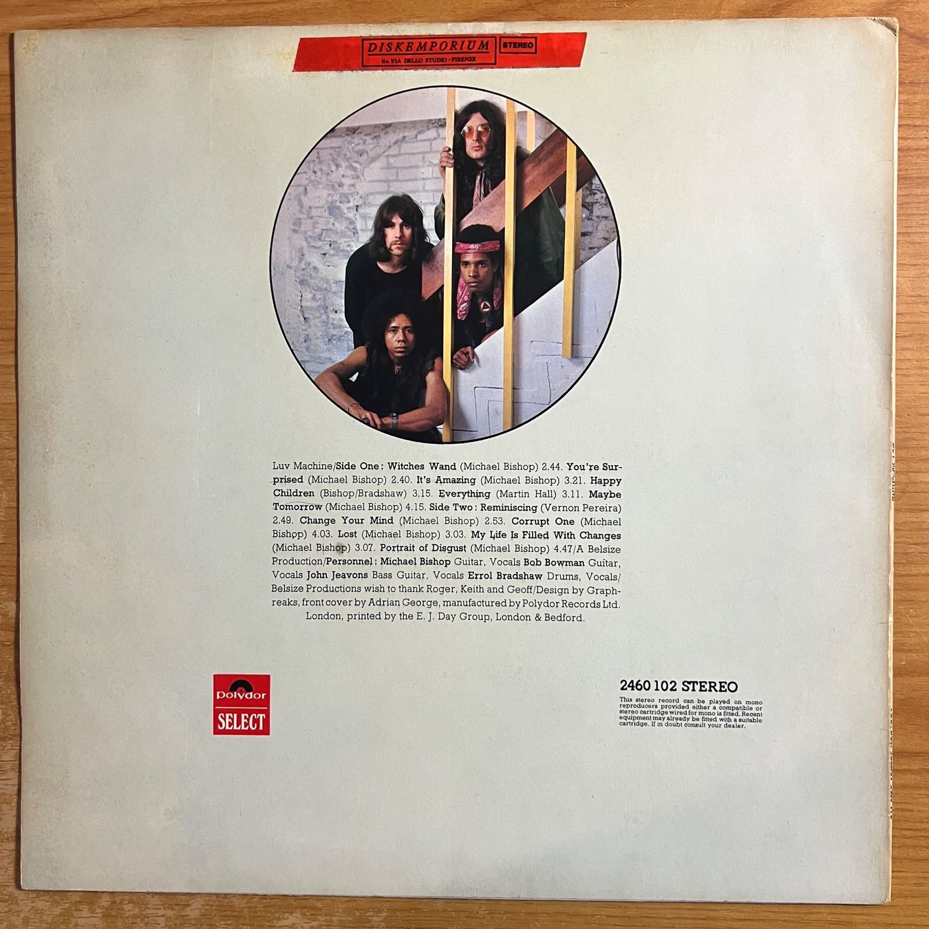 Dischi in vinile: Luv Machine - Same / 1. UK-Press. 1971 - Very nice Copy – Usato da Gais venduto da soundcave57 2