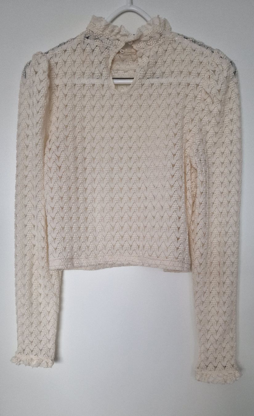 Hallhuber Maglioni & Felpe: Hallhuber Strickpullover, Grösse M, Elfenbein, Top Zustand – Usato da Werdenberg venduto da Siril1 1