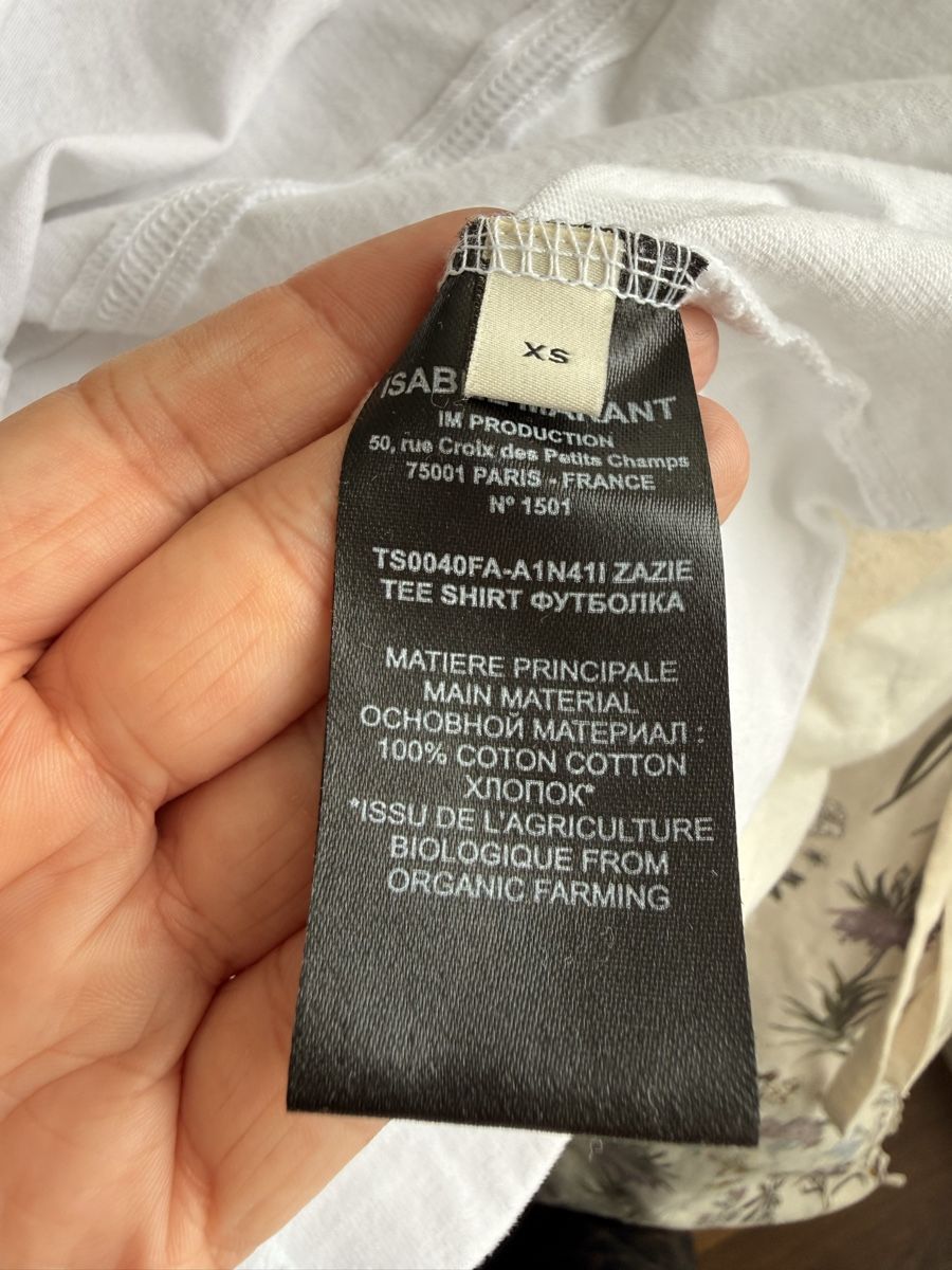 Isabel Marant Top: Isabel Marant Designer Structured T-shirt size XS – Usato da Uerikon venduto da kpr_t5k2 4