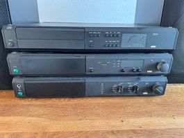 Braun Atelier Stereoanlage mit Lausprechern