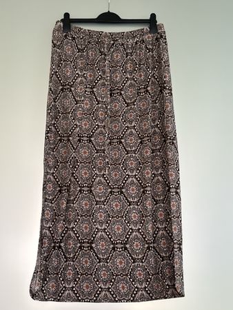 Wunderschöner Boho Maxirock mit Ethno-Muster & Seitenschlitz