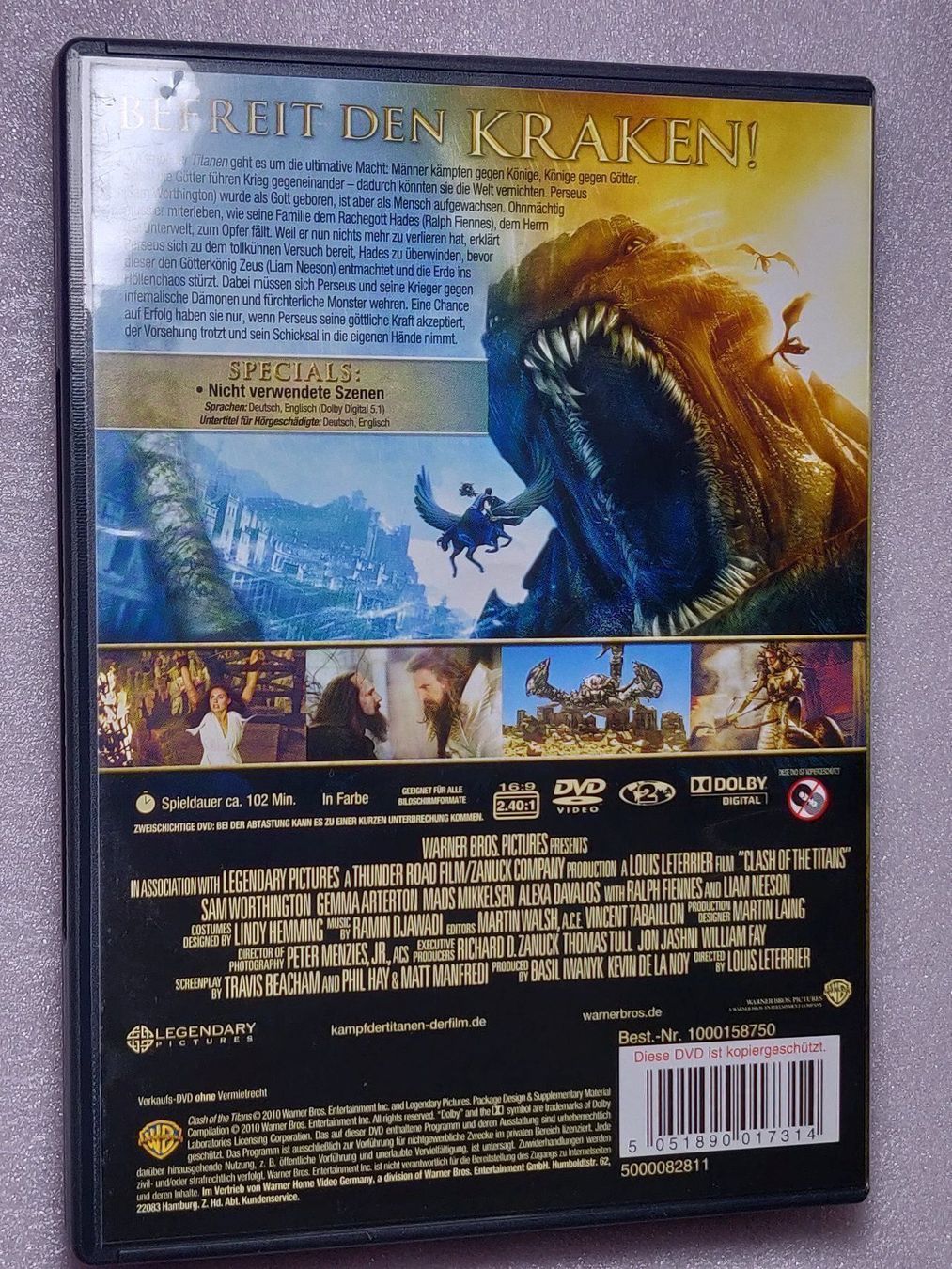 Tutti i DVDs: Kampf der Titanen / DVD – Usato da Zollikofen venduto da Blackie 1