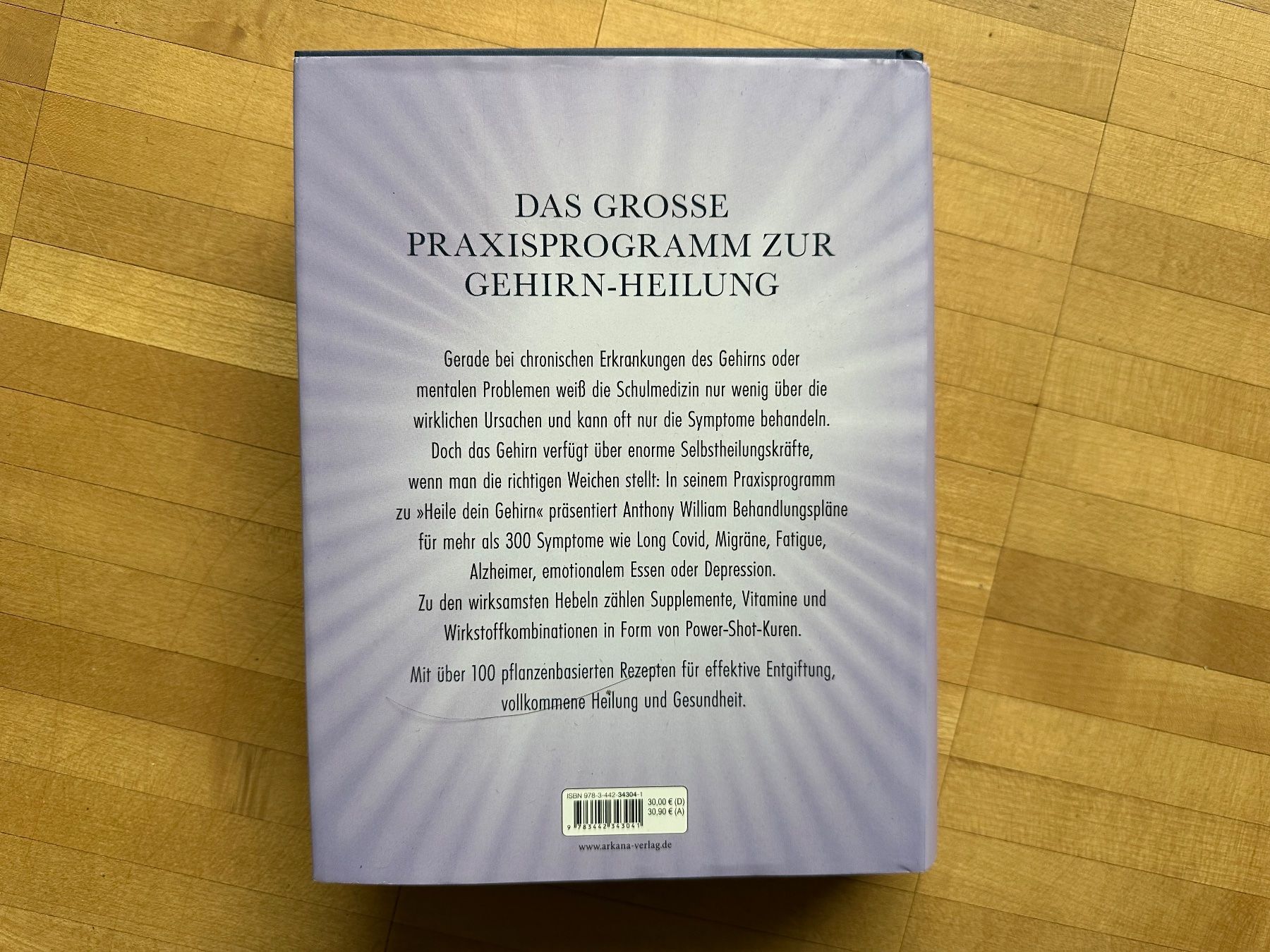 Libri: Anthony William: Heile Dein Gehirn - Praxisprogramm 📖 – Nuovo (secondo la descrizione) da Winterthur venduto da Hoesch007 1