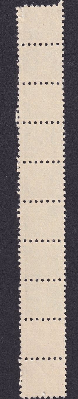 Tutti i francobolli: 1960, Kindermarken, 10er-Streifen - Rollenmarken – Usato da Sursee venduto da Luzernerraute 1
