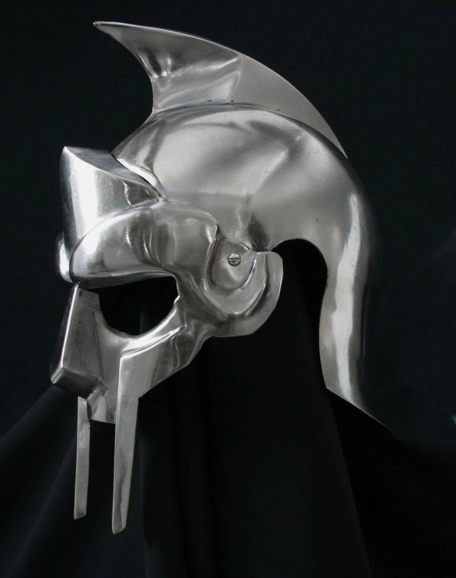 Abbigliamento & accessori d'epoca: Gladiator Römer Helm Rom Maximus Reenactment LARP – Nuovo e nell'imballaggio originale da Untersiggenthal venduto da customs 1