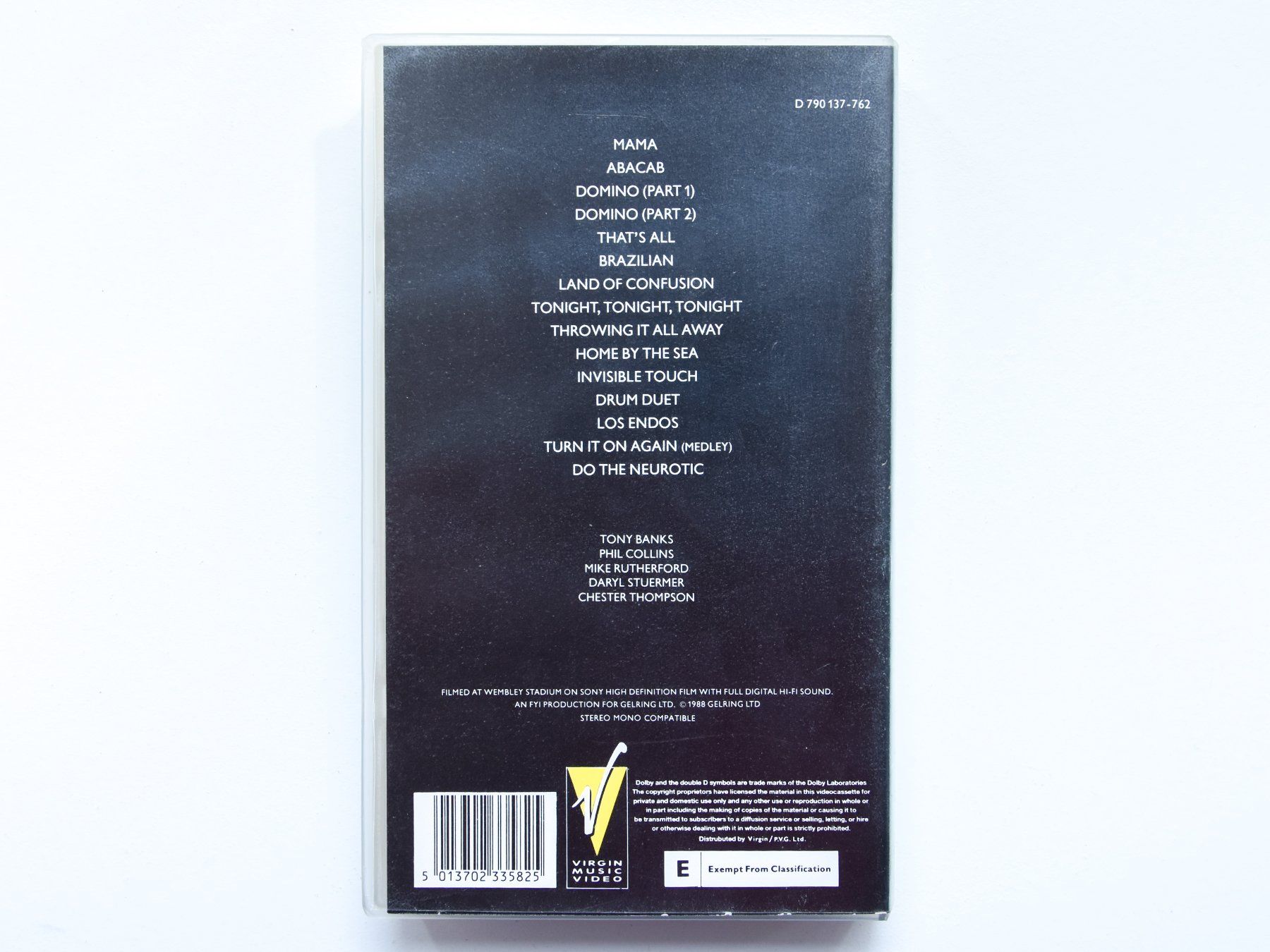 Tutti i VHS: Genesis - Invisible Touch Tour (VHS) – Usato da Belmont-sur-Yverdon venduto da ag97 1