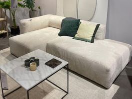 Cord Sofa, beige, neuwertig, Top Zustand!