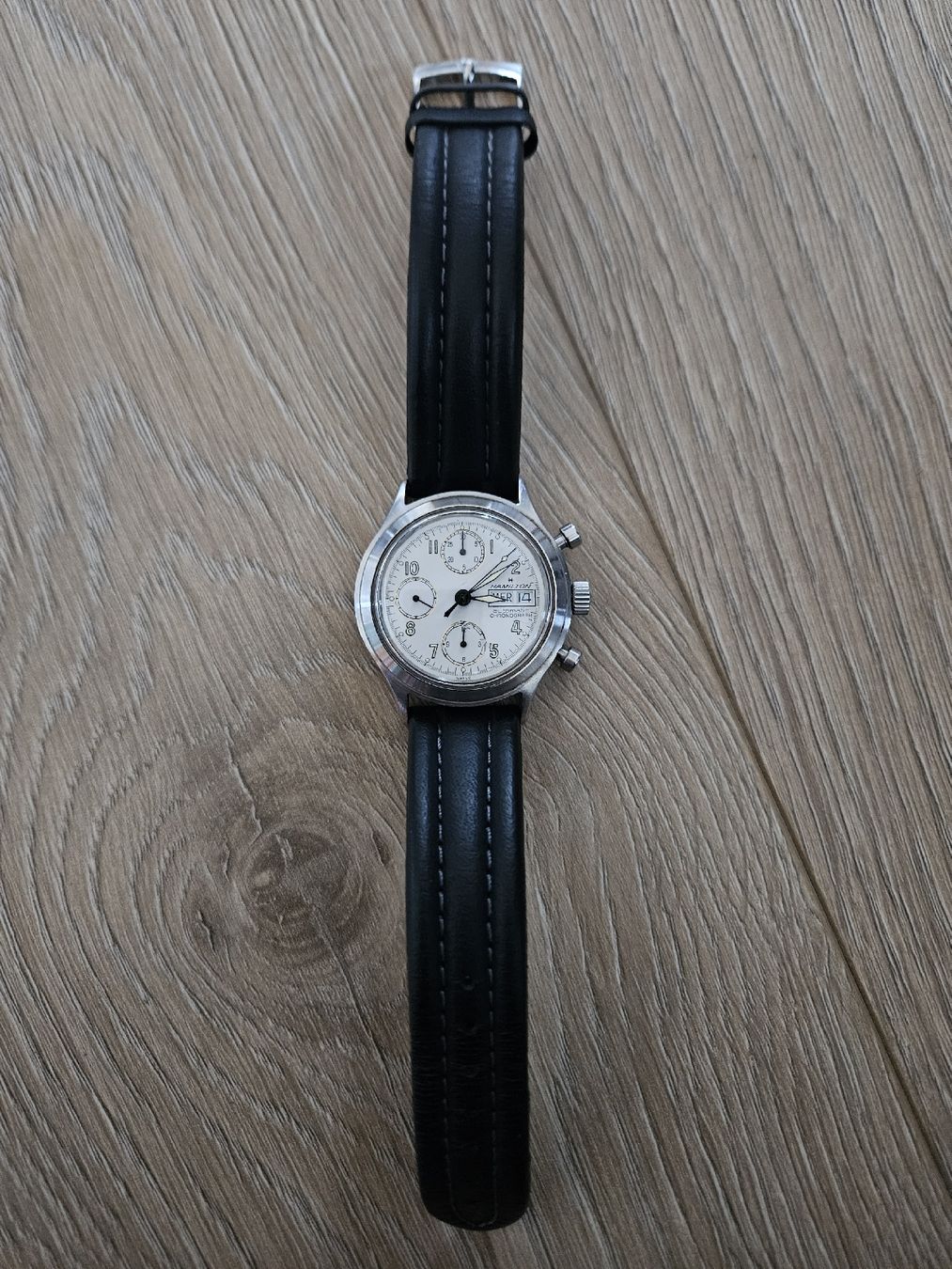 Hamilton Orologi: Hamilton Chronograph Automat – Usato da Muntelier venduto da Fproduction 1