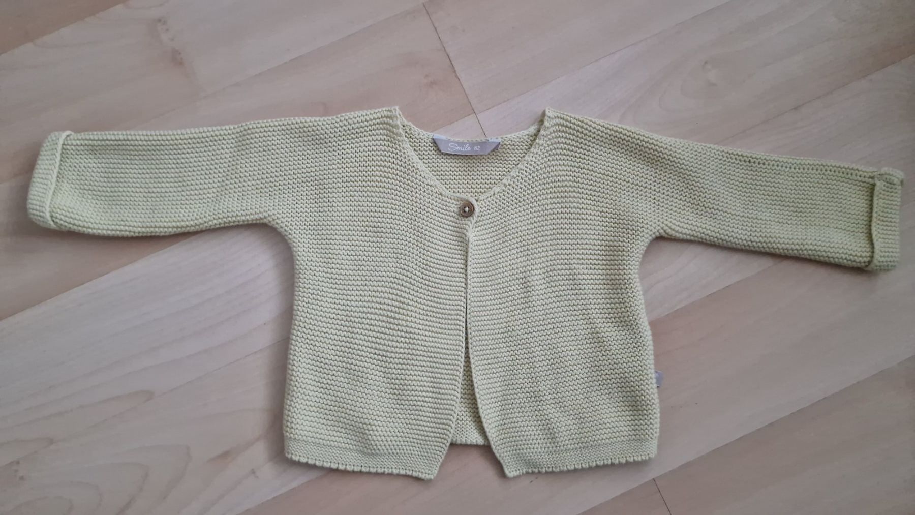 Jacken & Mäntel: Gelbes Strickjäckli gr 62 – Gebraucht aus Winterthur von Mmondeo