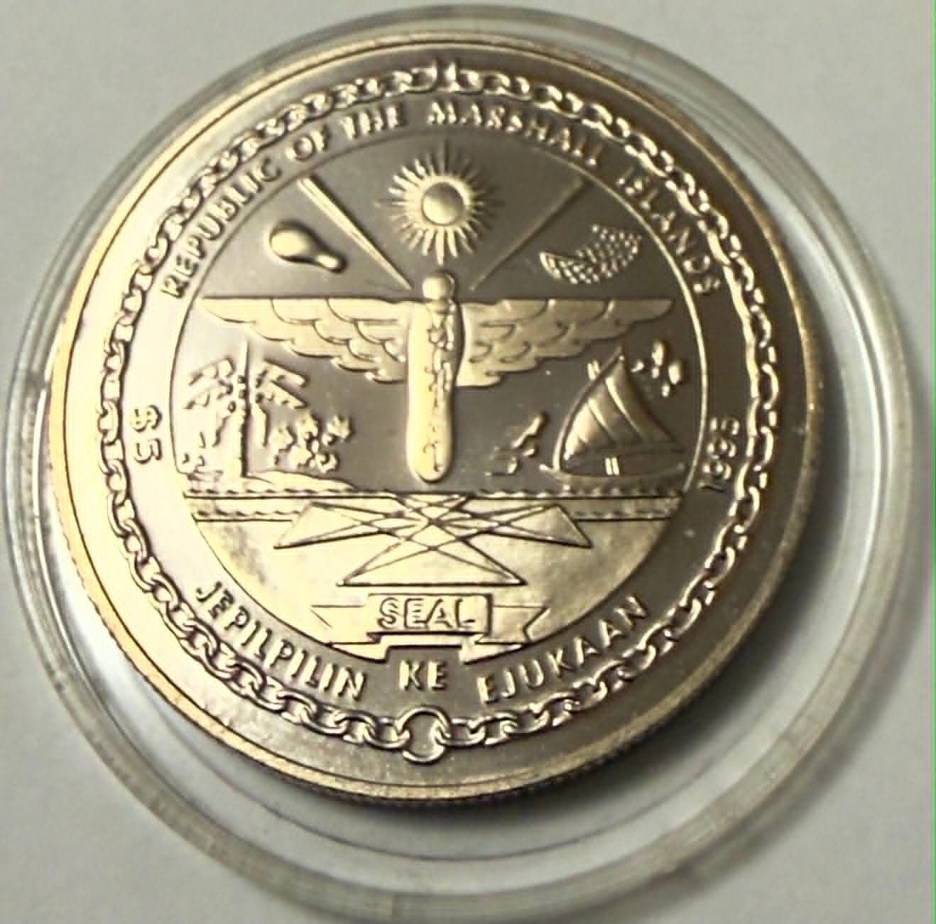 Tutti le monete: Marshall Island 5 Dollars 1995 Marilyn Monroe UNC – Nuovo (secondo la descrizione) da Zürich venduto da Tasmiyah 2