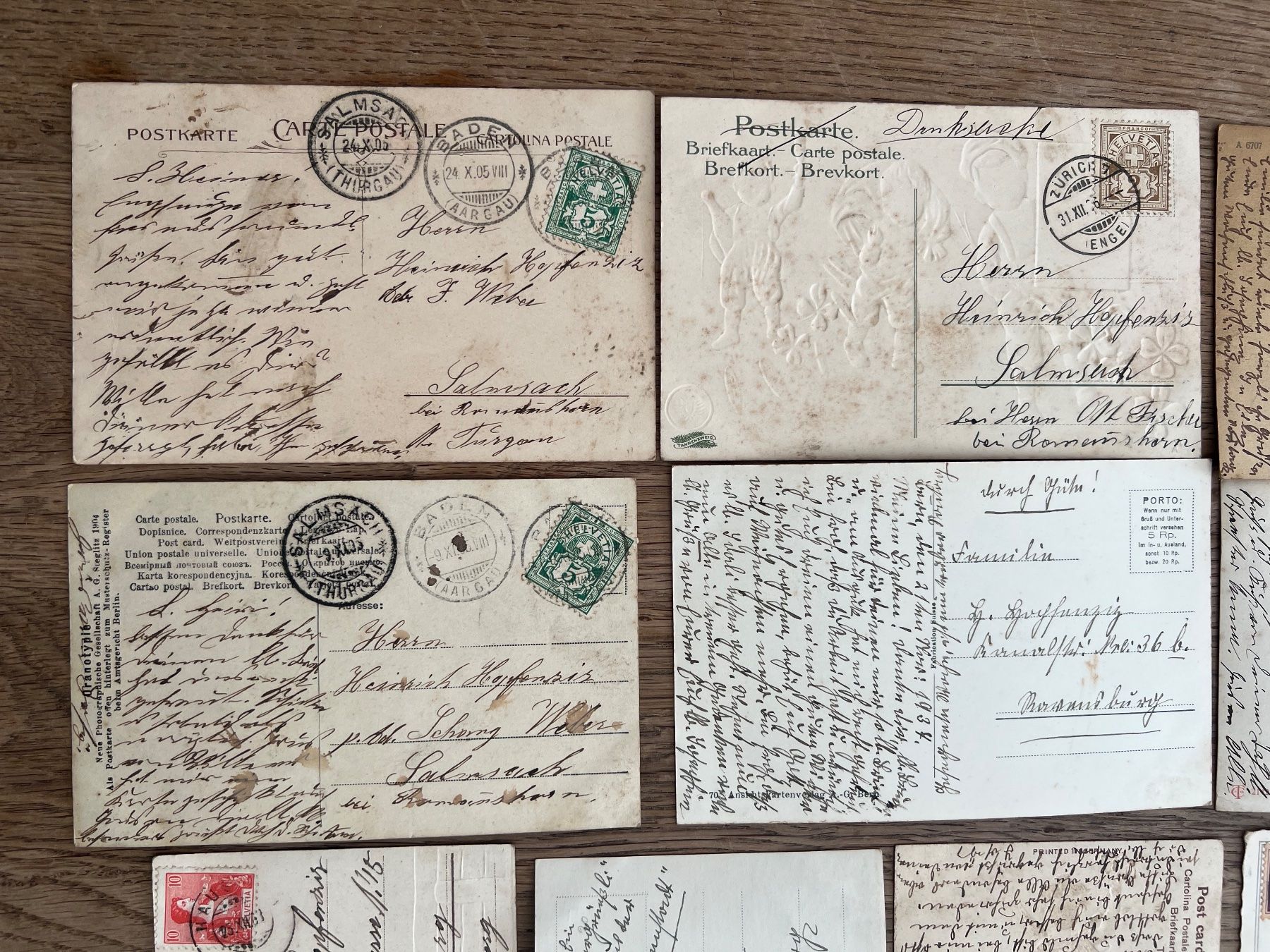 Cartoline postali: Sammlung antike Postkarten Schweiz – Usato da Hermetschwil-Staffeln venduto da militaria-schweiz 6