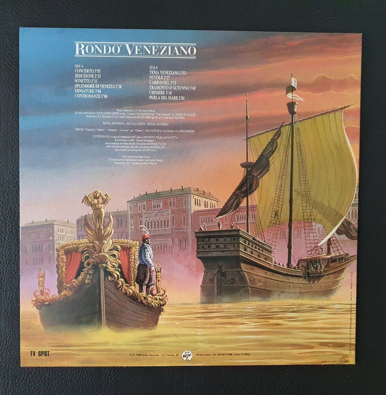 Dischi in vinile: LP - Rondo Veneziano "Concerto" – Usato da Dübendorf venduto da Senita3 1