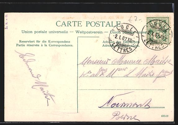 Cartoline postali: AK Le Locle, Vue Generale, 1907 – Usato da Berlin venduto da bartko-reher 1