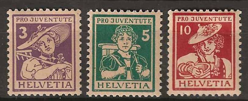 Tutti i francobolli: PJ116 - Pro Juventute 1916 ** – Usato da Trélex venduto da Phil_Albert