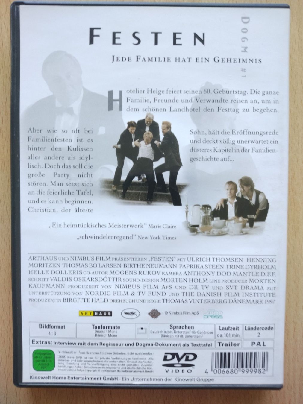 Tutti i DVDs: Festen - Das Fest – Usato da Jona venduto da Argus36 1