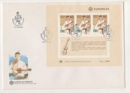 Portugal Madeira 1985 Europa-Cept Block Nr. 6 FDC