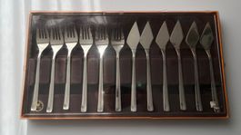 Fischbesteck Hoogosil 18/10 Solingen Essen Edelstahl Tisch