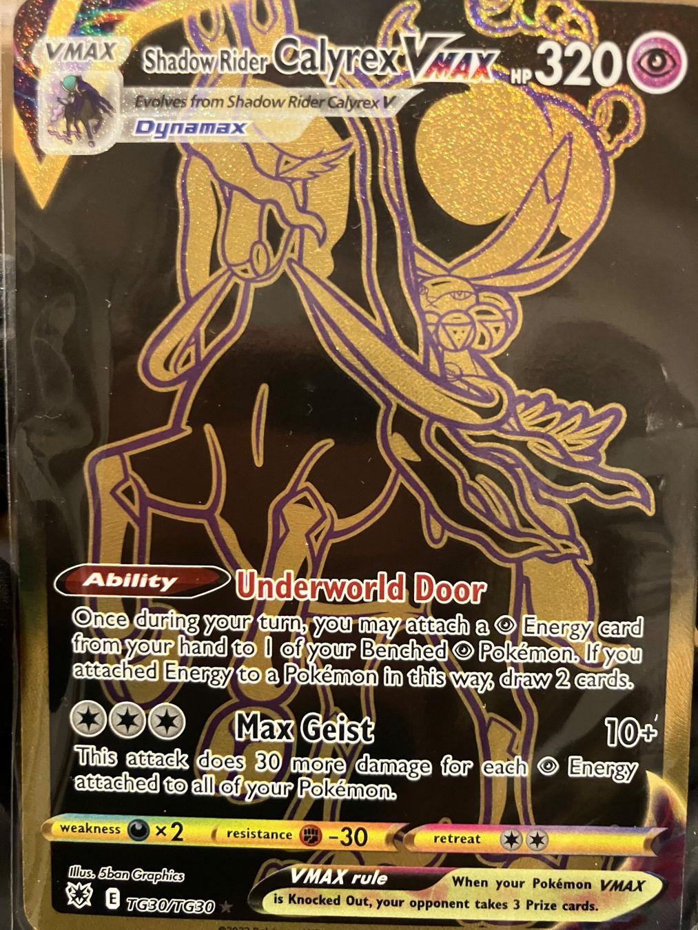 Pokémon Carte collezionabili: Calyrex TG30/TG30 – Usato da Baar venduto da Elmo43