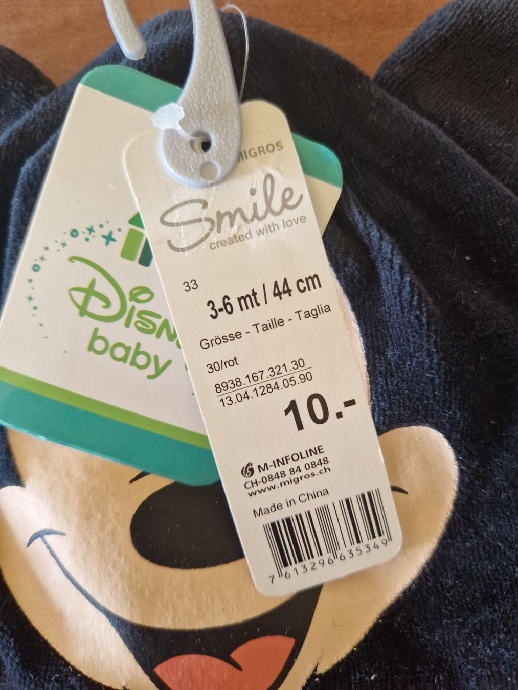 Berretti & Sciarpe: NEU Mütze Mickey Mouse 3-6 Mt – Nuovo (secondo la descrizione) da Giswil venduto da movo08 1
