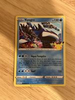 Carte Pokémon Kyogre 25 ans Pokémon 