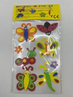 16 Stk. Moosgummi Sticker Aufkleber Kleber