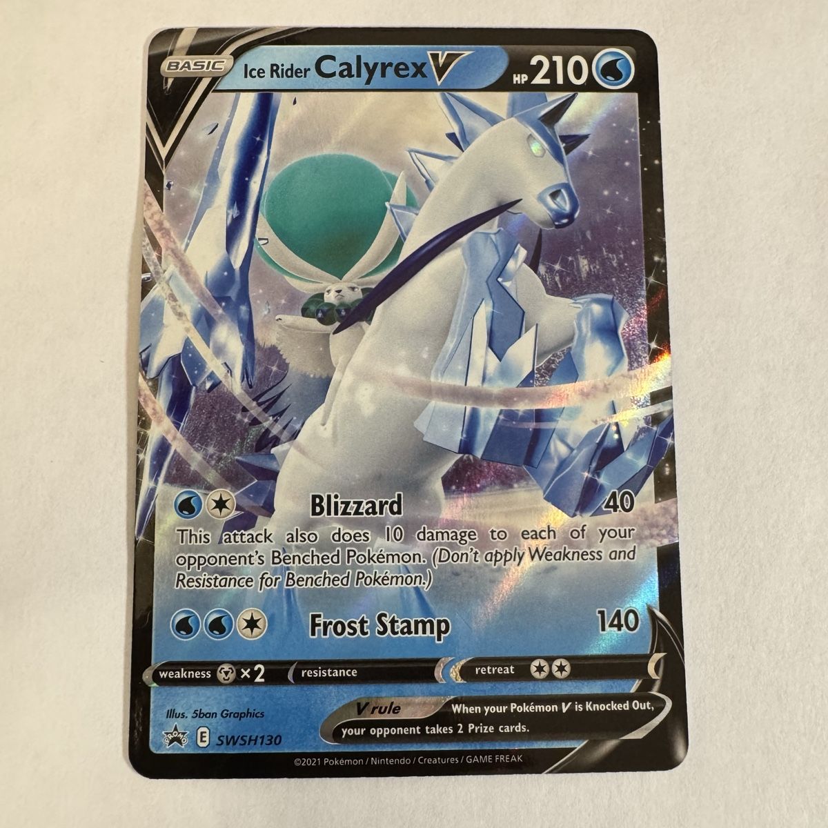 Pokémon Carte collezionabili: Pokémon Calyrex V - SWSH / 130 - ENG – Nuovo (secondo la descrizione) da Staad SG venduto da miaCards