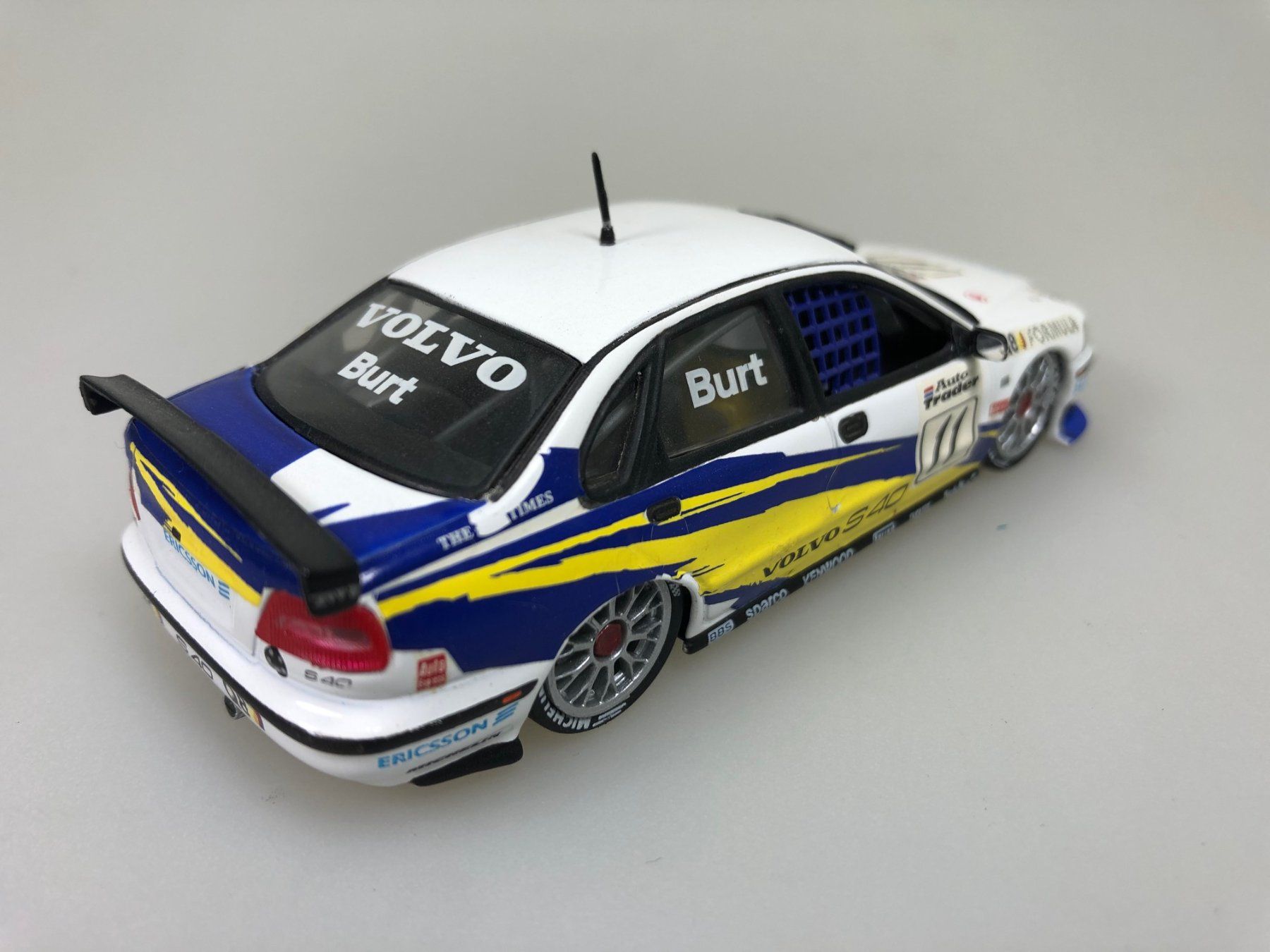 Volvo Modellini d'auto: Volvo S40 BTCC - Onyx - 1:43 – Usato da Widen venduto da Himan 1