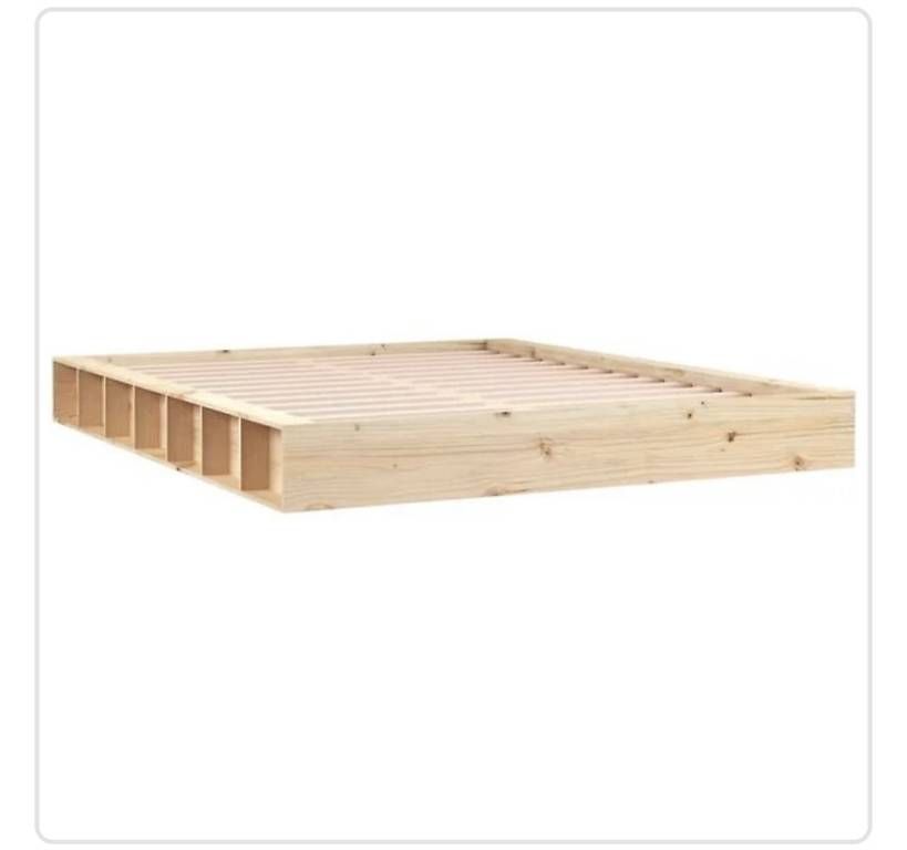 Vidaxl Letti: Holzbett 200x200cm – Nuovo e nell'imballaggio originale da Zürich venduto da jon_vcz2