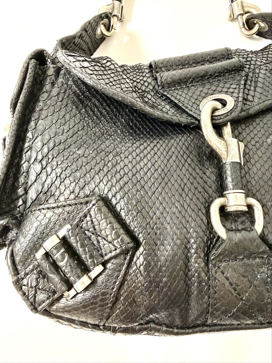 Dior Sacs femmes: Dior Handtasche Python Leder Schwarz - Top Zustand! – D'occasion à Zürich par Nazerali8002 2